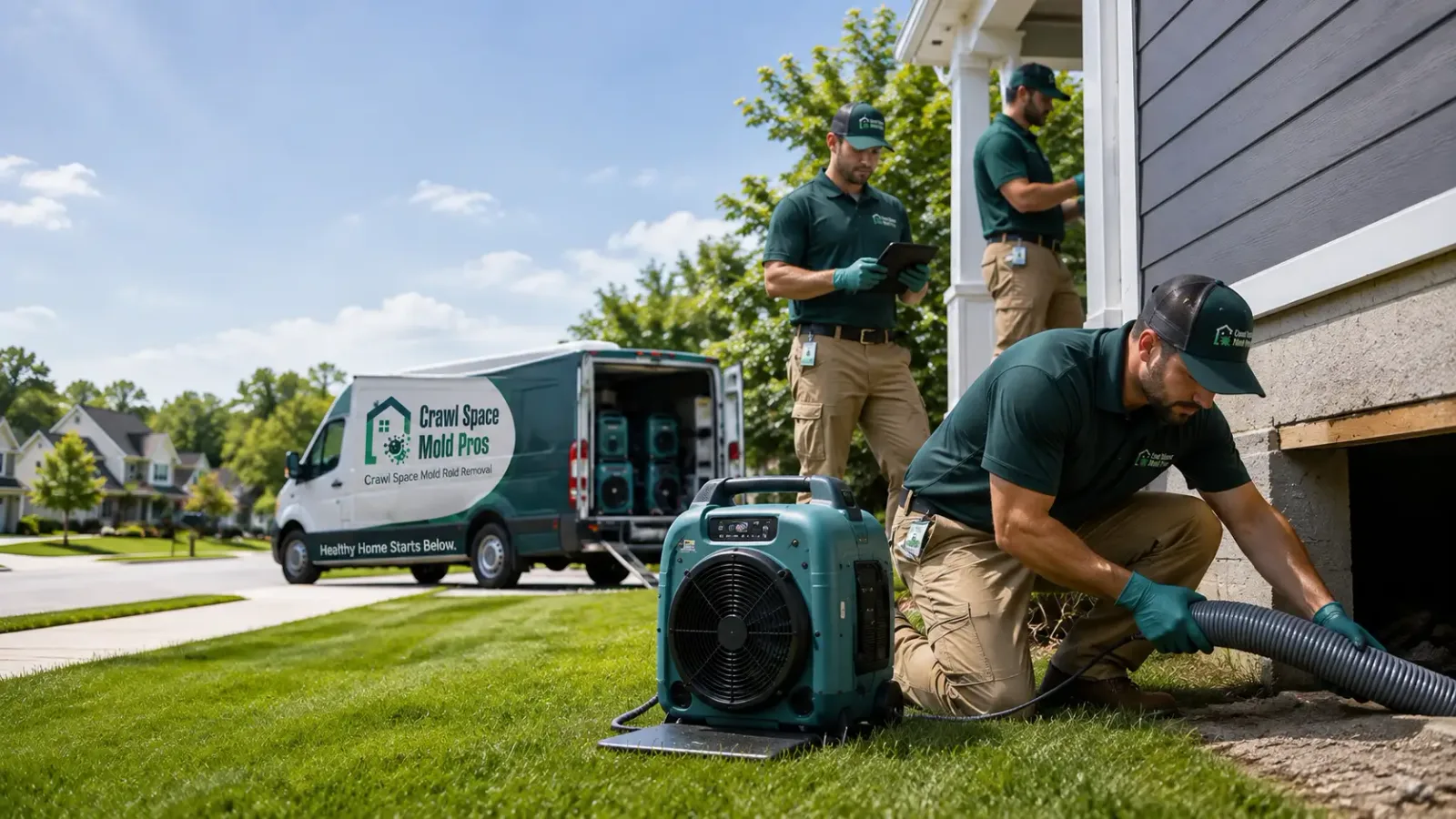 Crawl Space Mold Removal in Upland, IN